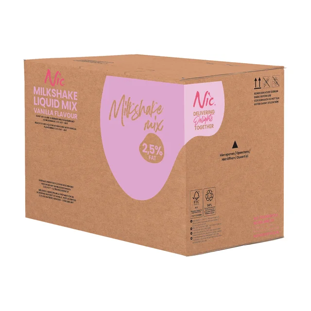 Milkshakemix Vloeibaar 2,5% vet
