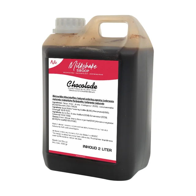 Chocolade milkshakesiroop