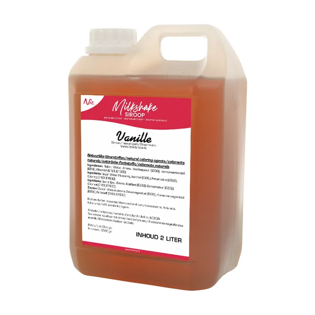 Vanille milkshakesiroop